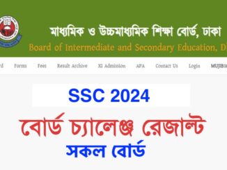 SSC Board Challenge Result 2024